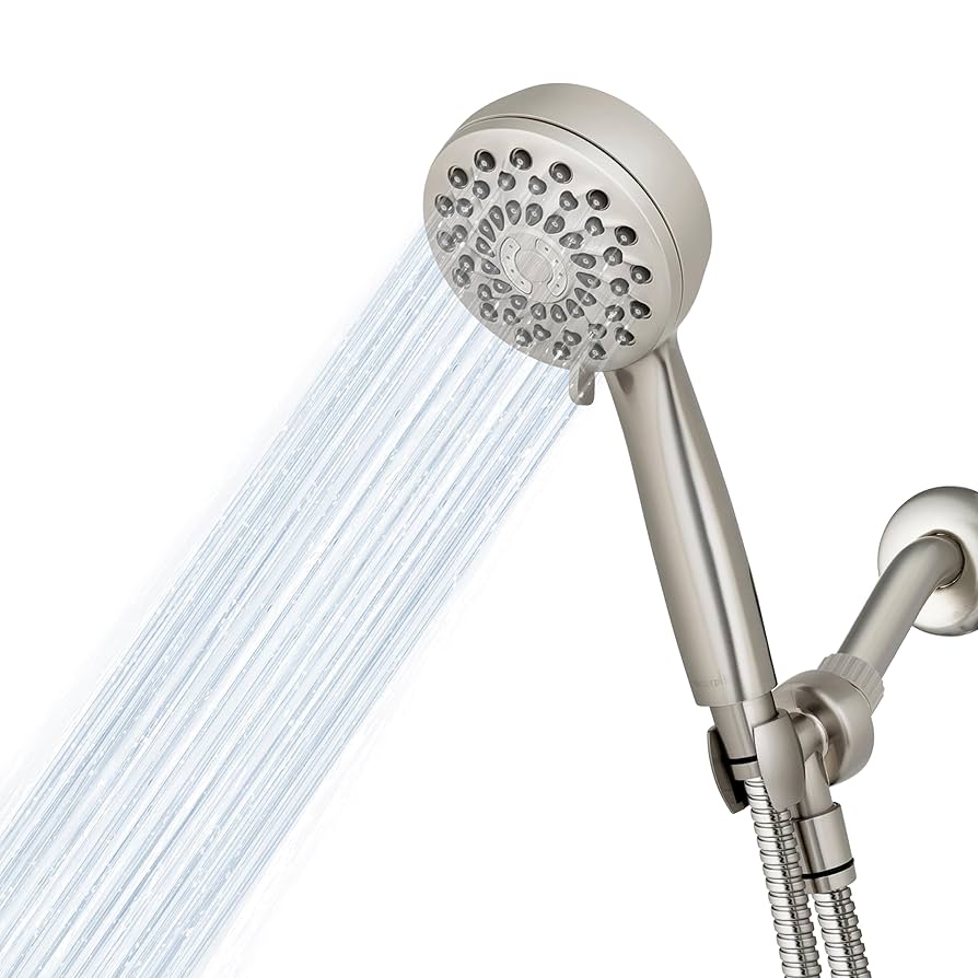 Waterpik High Pressure Hand Held Shower Head With Hose